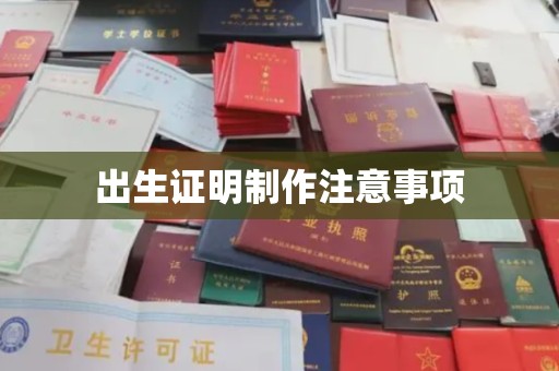 沙依巴克出生证明制作注意事项