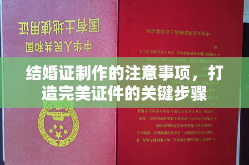 沙依巴克结婚证制作的注意事项，打造完美证件的关键步骤
