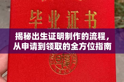 沙依巴克揭秘出生证明制作的流程，从申请到领取的全方位指南