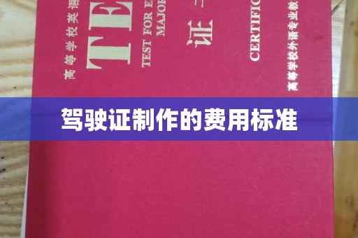 沙依巴克驾驶证制作的费用标准