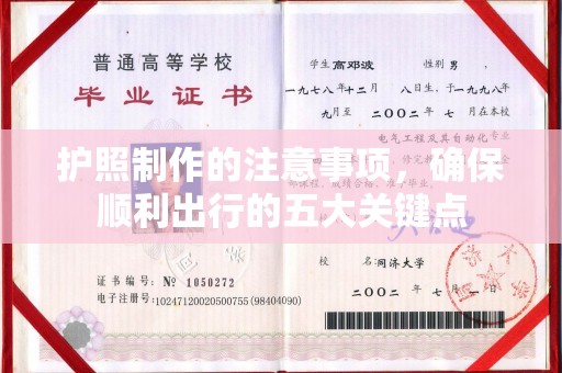 沙依巴克护照制作的注意事项，确保顺利出行的五大关键点