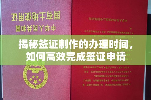 沙依巴克揭秘签证制作的办理时间，如何高效完成签证申请