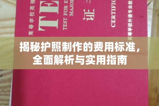 沙依巴克揭秘护照制作的费用标准，全面解析与实用指南